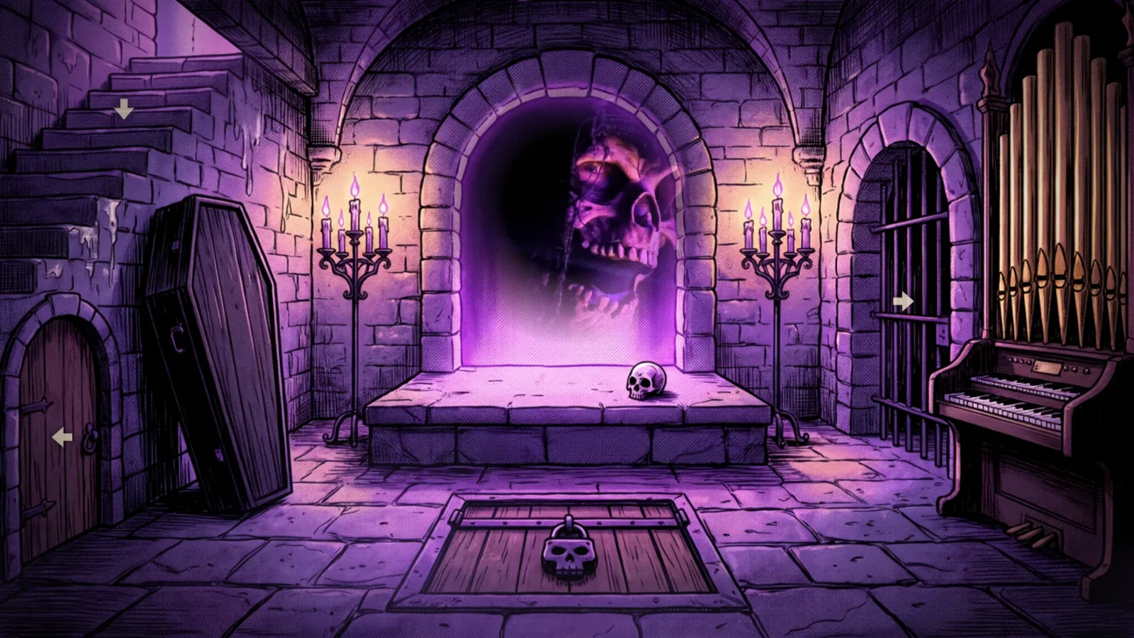 Skeleton Man's crypt